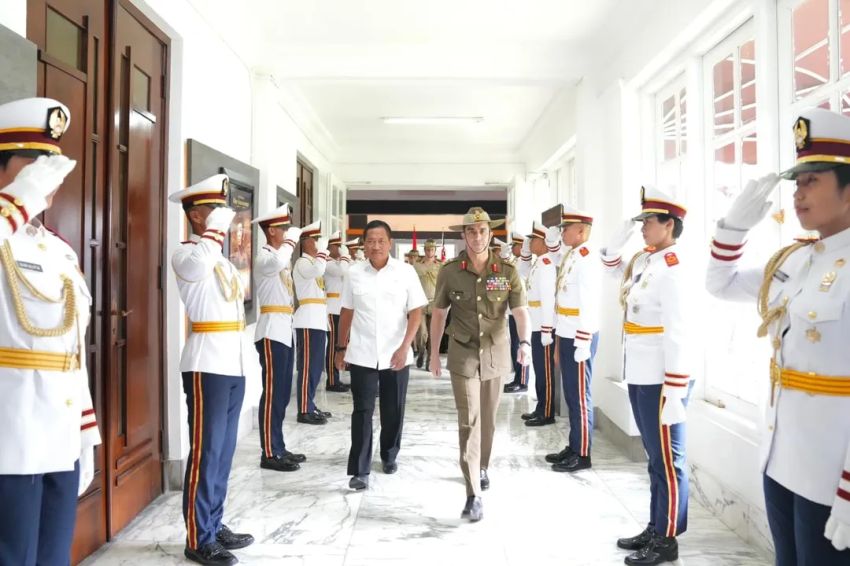 Indonesia-Australia Tingkatkan Hubungan Pertahanan, Panglima ADF Kunjungi Kemhan