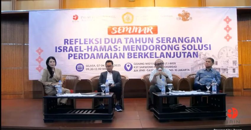 Dua Tahun Serangan Hamas&ndash;Israel, BRIN: Ini Bukan Soal Agama, Tapi Kemanusiaan