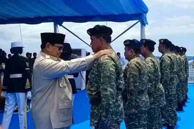 Dari Kapal Perang, Presiden Prabowo Ingatkan Prajurit TNI untuk Tak Mengkhianati Bangsa