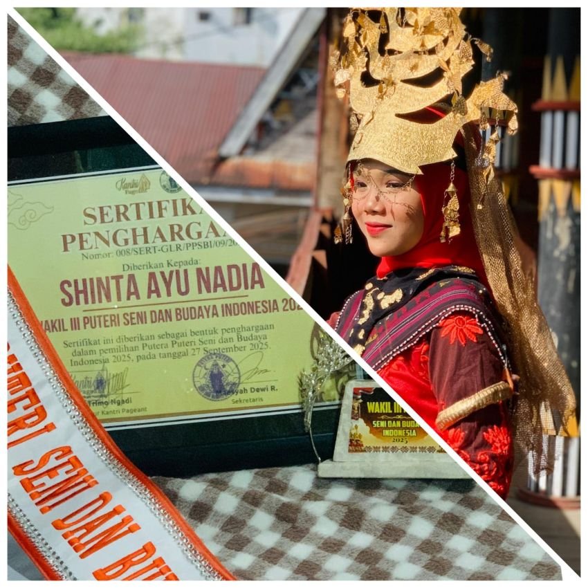 Dari Kota Kecil ke Panggung Nasional, Shinta Ayu Nadia Ceritakan Air Mata di Balik Mahkota Puteri Seni dan Budaya Indonesia 2025
