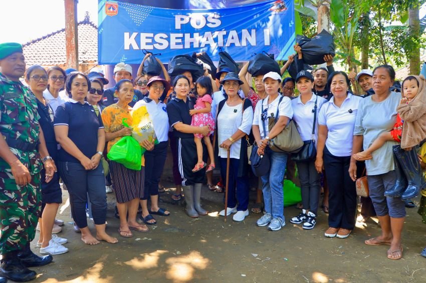BKOW Bali Turun Tangan, Salurkan Sembako untuk Warga Terdampak Banjir