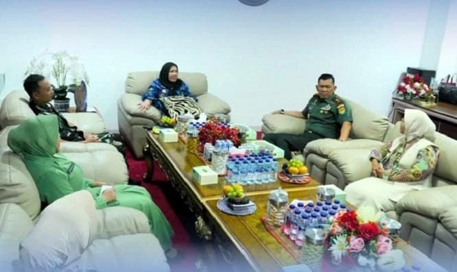 Sinergi TNI-Pemkot, Wali Kota Eva Dwiana Sambut Pangdam XXI/Radin Inten