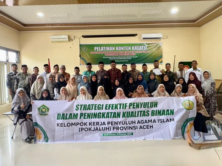 Pokjaluh Aceh Dorong Penyuluh Agama Tingkatkan Kualitas Binaan Lewat Strategi Efektif