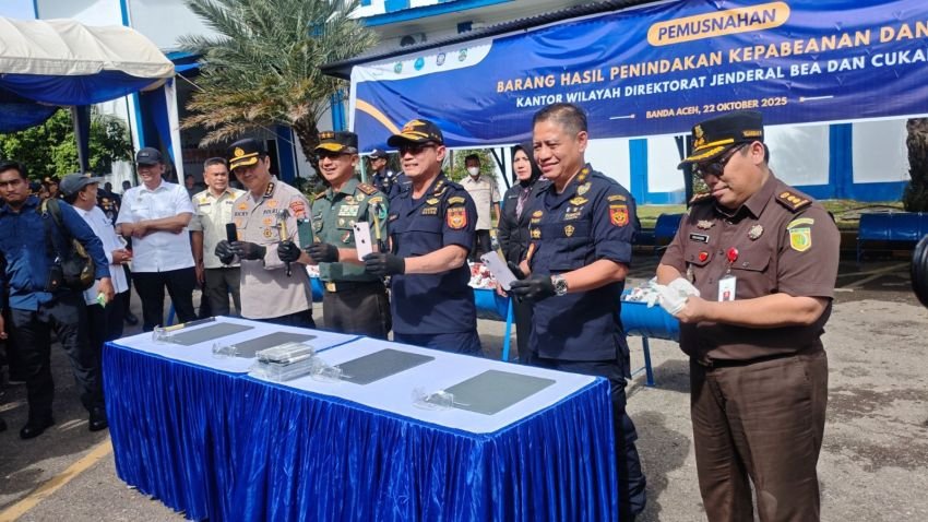 Satgas Penyelundupan DJBC Aceh Bergerak, Lindungi Industri Legal dan Masyarakat
