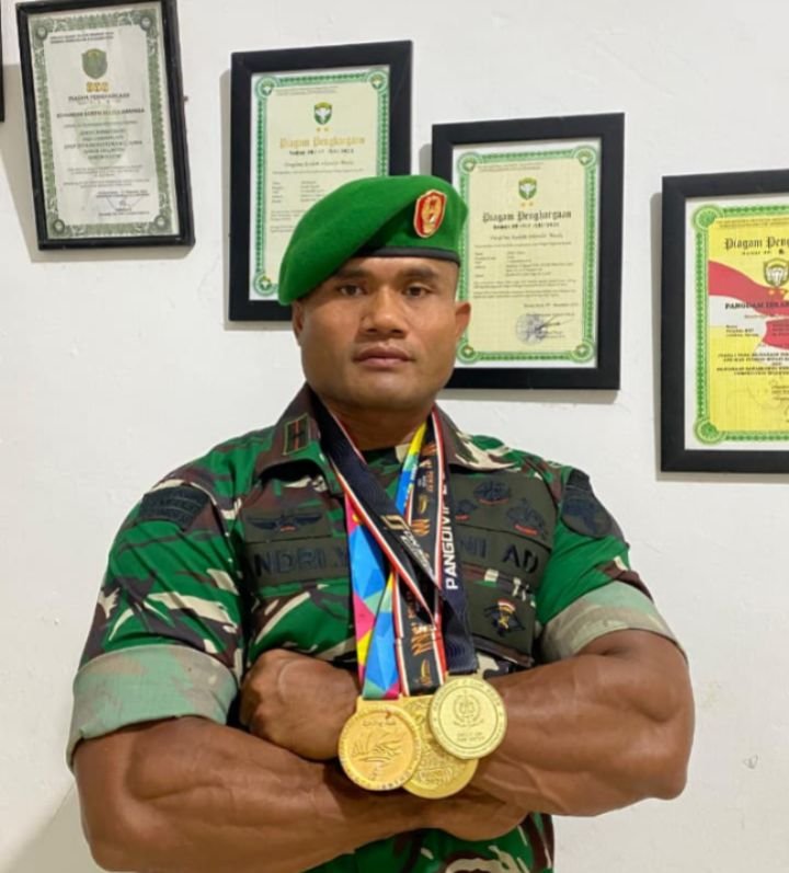 Persembahan Spesial untuk HUT ke-80 TNI! Prajurit dari Aceh Juara Dunia Binaraga 2025, Kalahkan 37 Negara