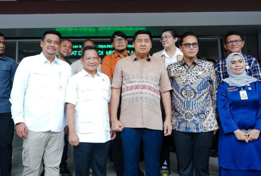 Gubernur Sumut Dampingi Dua Menteri Tinjau MPP Medan, Targetkan 25 Ribu Rumah Subsidi di 2025