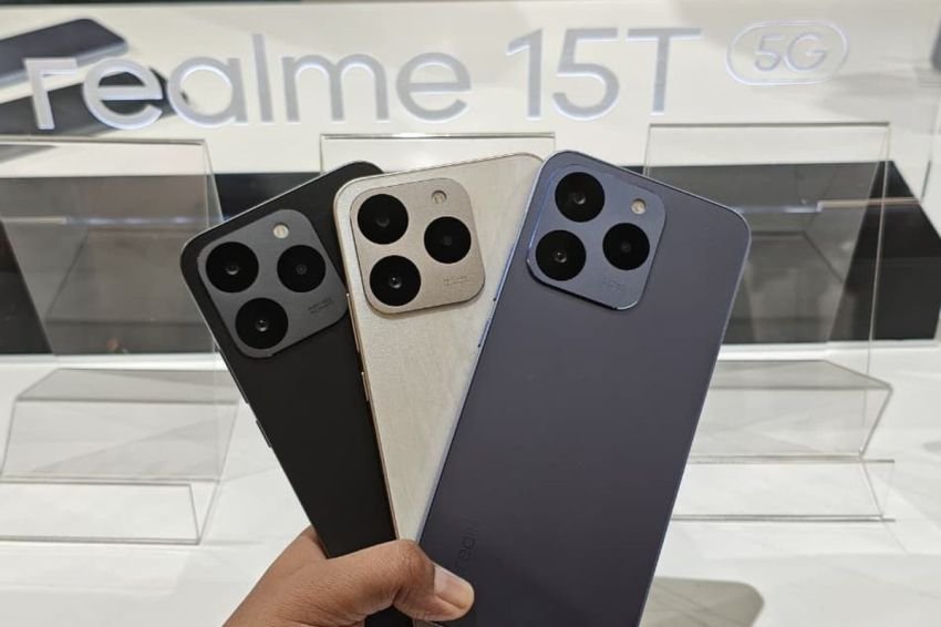 Realme 15T 5G Resmi Hadir, Smartphone Tipis dengan Baterai 7000mAh!