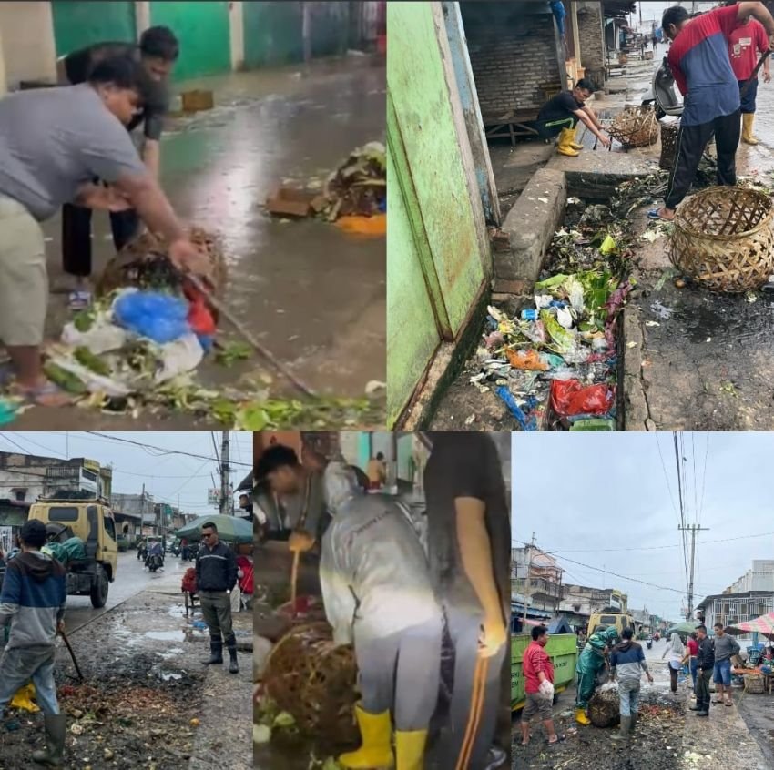 Hujan Deras Tak Menghalangi: Tim LH Perkim Tanjung Tiram Di Bawa koordinator Husni Mubaroq SH Berjibaku Semalaman Bersihkan Sampah Demi Cegah Banjir