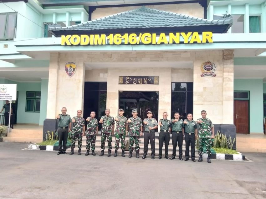 Tim Wasev Sterad Lakukan Pengawasan dan Evaluasi Program Teritorial di Kodim 1616/Gianyar