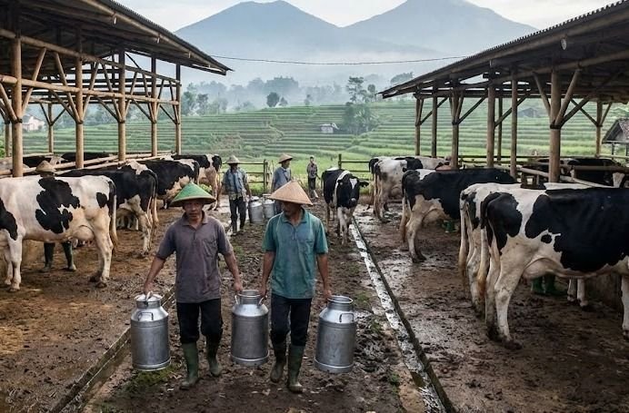 Target 3 Juta Liter Susu per Hari! Prabowo Percepat Pembangunan 500 Ribu Hektare Peternakan Dongkrak MBG