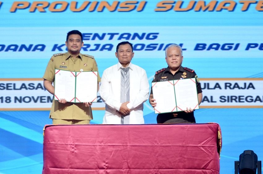 Sumut Provinsi Ketiga Terapkan Restorative Justice,  Gubernur Bobby Nasution Gandeng Kejati Sumut Wujudkan Keadilan yang Humanis