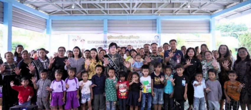Bunda PAUD Karo Dorong Pola Asuh Anak Sejak Dini, Posyandu Hebat Jadi Percontohan Desa