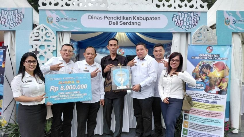 Deli Serdang Raih Juara II North Sumatera Innovation Day 2025 Lewat Inovasi “Demi Pemula Sepeda Bagus”