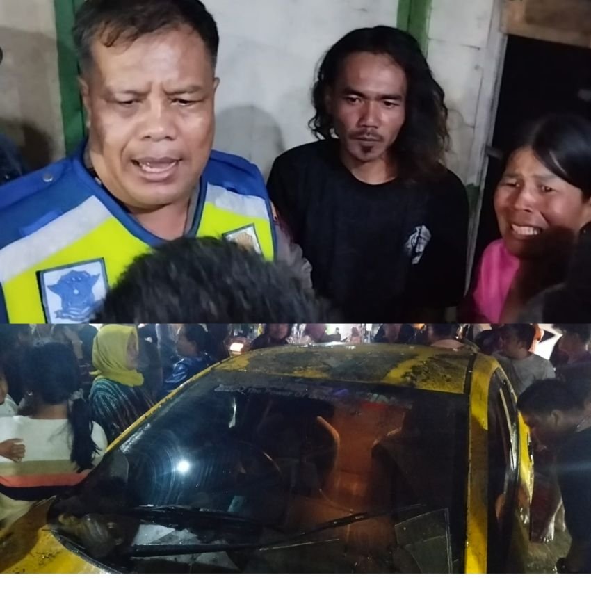 Diduga Usai Dikejar Fortuner, Honda Brio Hantam Rumah Warga di Jalan Medan&ndash;Binjai