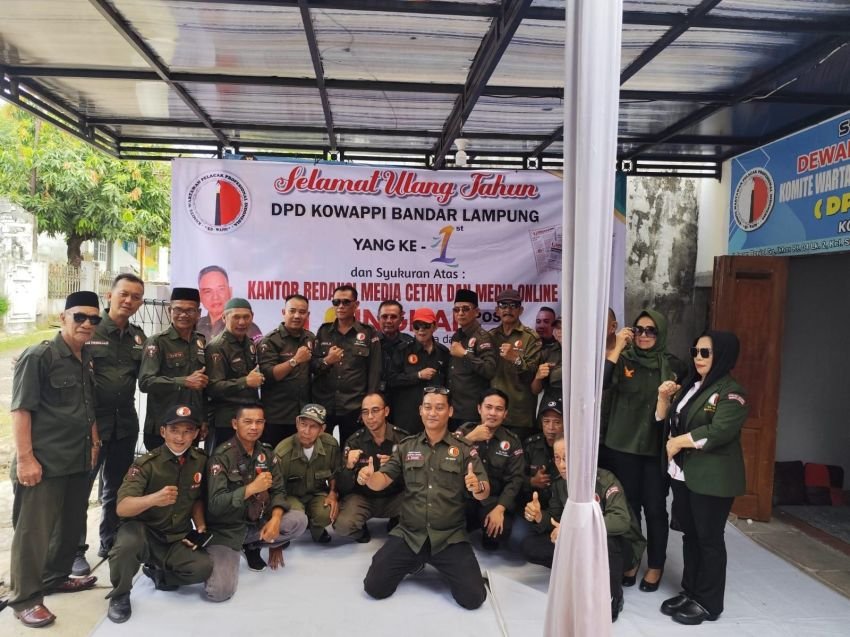 Setahun Berkarya, Kowappi Bandar Lampung Tegaskan Profesionalisme Wartawan dan Kepedulian Sosial