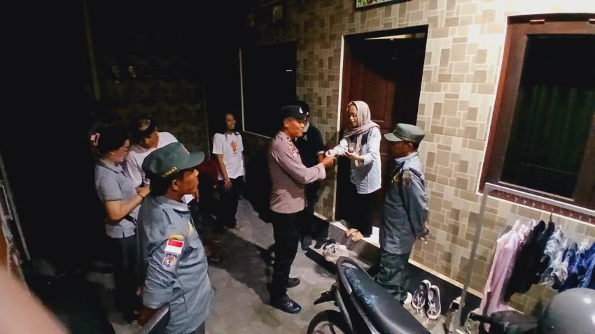 Tingkatkan Ketertiban, Kelurahan Serangan Bersama TNI-Polri Lakukan Pendataan Penduduk Non Permanen