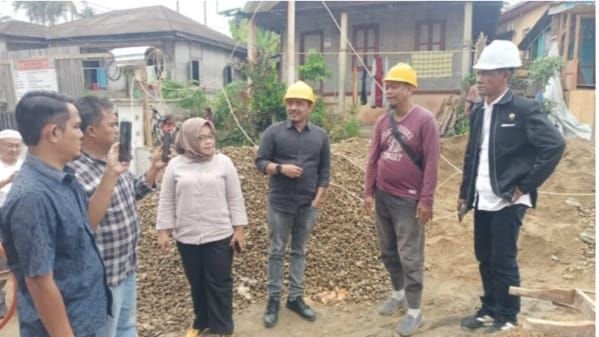 Komisi III DPRD Madina Pantau Proyek Pembangunan, Minta Pekerjaan Tepat Waktu dan Berkualitas