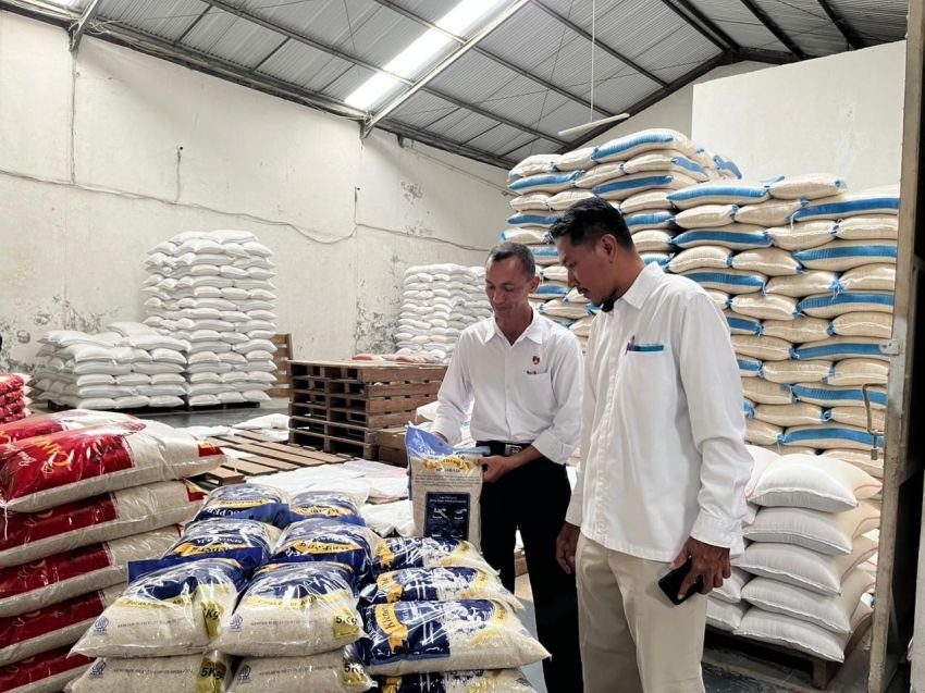 Satgas Pangan Polda Bali Gelar Sidak Harga Beras, Semua Toko Patuh HET