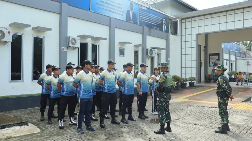 Hari Kedua Latihan Kesamaptaan FMD Lapas Labuhan Ruku