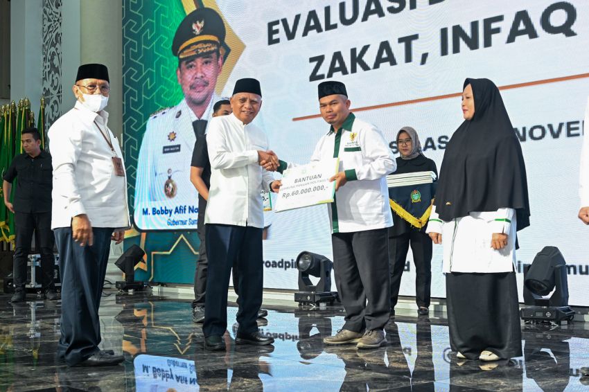 Distribusi Zakat Baznas Sumut Naik Dua Kali Lipat, Wagub Surya Nilai Zakat Kian Strategis Tekan Kemiskinan
