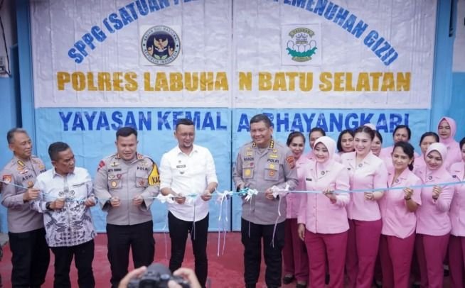 SPPG Polres Labusel 1 Resmi Hadir: Bupati Fery Tekankan Pentingnya Gizi untuk Generasi Emas