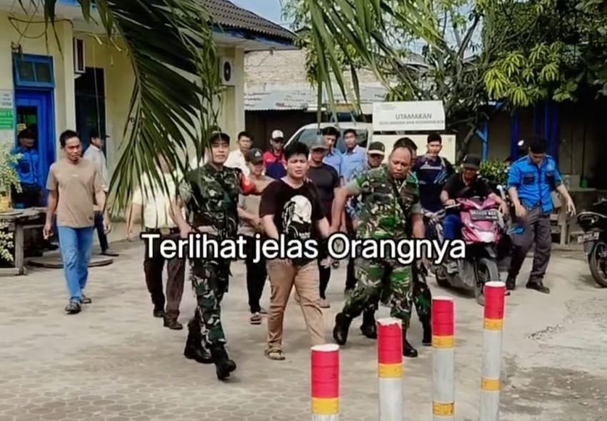 Pemuda Diduga Depresi Serang Warga di Depan Kantor PLN Tanjung Tiram, Danramil Bertindak Cepat Amankan Pelaku