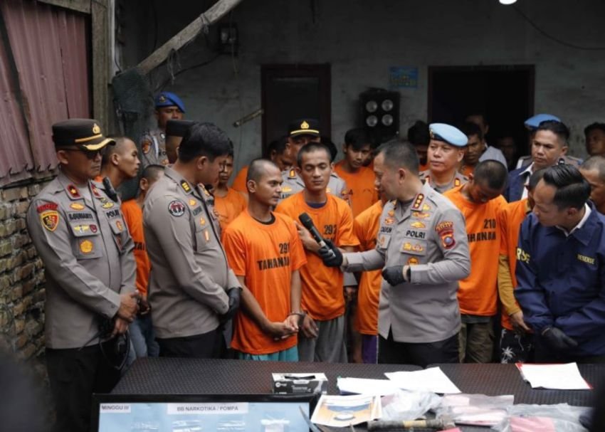 Polrestabes Medan Bongkar Sindikat “Rayap Besi”, 219 Tersangka Diciduk