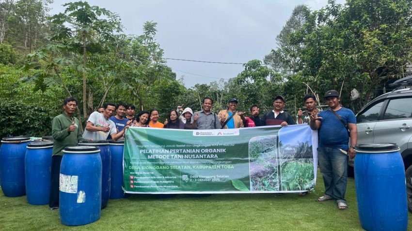 INALUM Latih Petani Toba dengan Metode Tani Nusantara: Dorong Pertanian Berkelanjutan dan Konservasi Alam