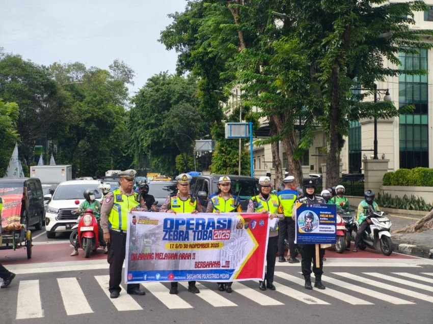 Operasi Zebra Toba 2025 Terapkan Pendekatan Humanis, Polda Sumut Padukan Edukasi dan Teknologi