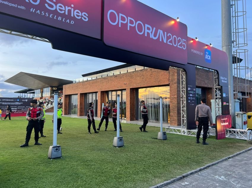 Pengamanan Ketat 339 Personel Warnai OPPO Run 2025 di Gianyar, Acara Berjalan Lancar dan Kondusif