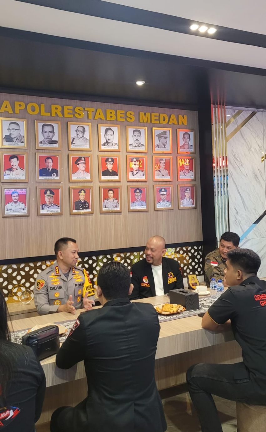 GRIB Jaya Medan Apresiasi Kinerja Kombes Calvijn, Dukung Program Prioritas Polrestabes
