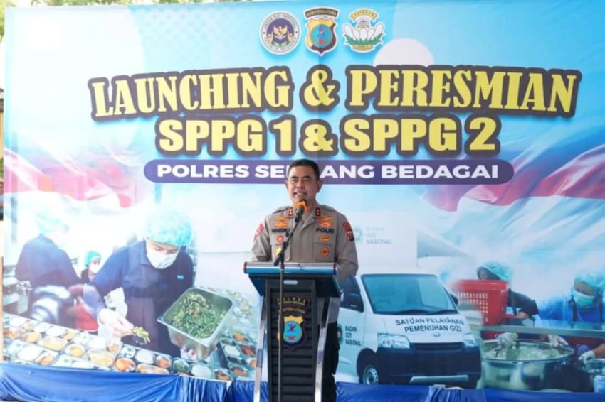 Kapolda Sumut Resmikan Dua Dapur SPPG, Layani Ribuan Siswa di Serdang Bedagai