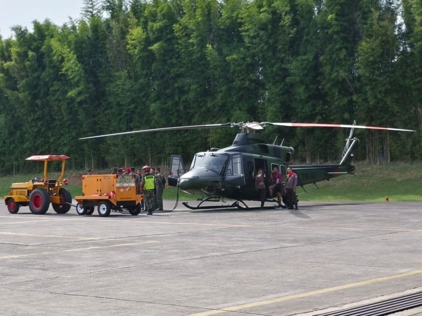 TNI AD Kerahkan Dua Helikopter untuk Percepat Penanganan Bencana di Sumatera