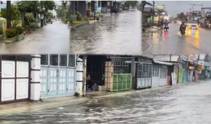 Banjir Rendam Sejumlah Ruas Jalan di Tanjungbalai, Warga Diminta Waspada Cuaca Ekstrem