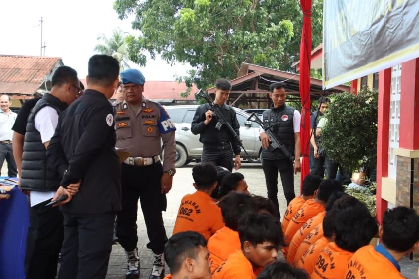 Polres Pelabuhan Belawan Tangkap 48 Pelaku Kejahatan Jalanan dalam Sebulan