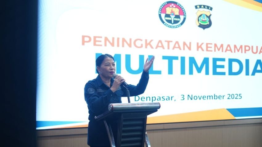 Polda Bali Gelar Pelatihan Multimedia, Dorong Personel Humas Ciptakan Konten Kreatif dan Humanis