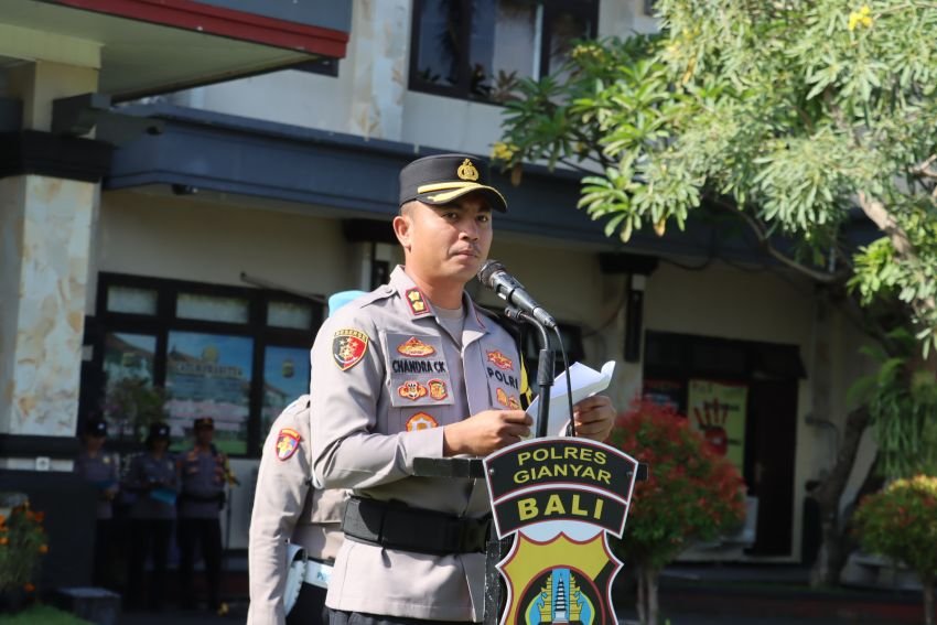 Polres Gianyar Resmikan Operasi Zebra Agung 2025, Fokus Kamseltibcarlantas Menjelang Operasi Lilin