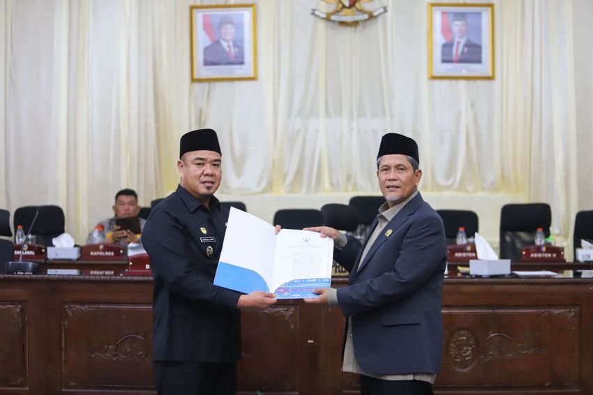 Wabup Batu Bara Sampaikan Nota Ranperda tentang Penyelenggaraan Sistem Penyediaan Air Minum