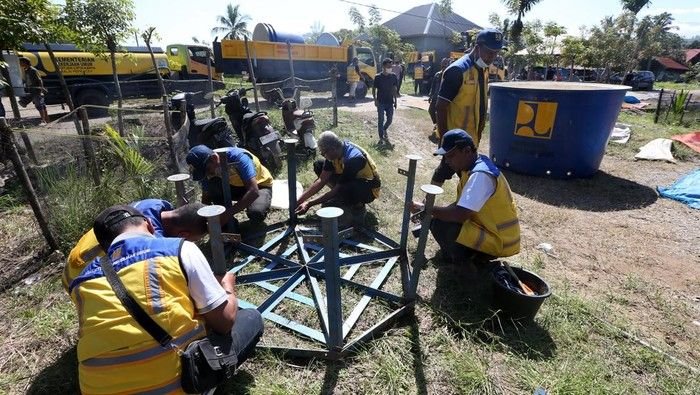 Kementerian PU Salurkan Air Bersih ke 90.000 Warga Terdampak Banjir Pidie Jaya