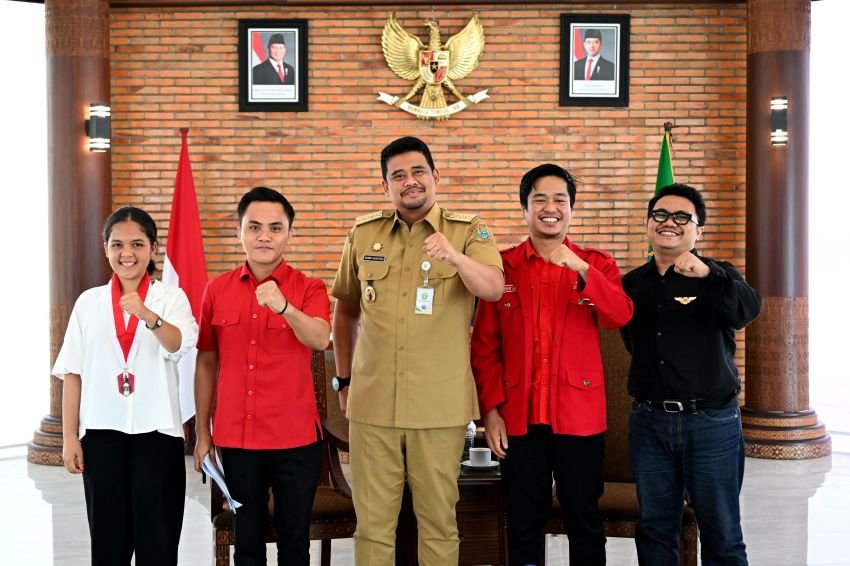 Gubernur Sumut Terima Kunjungan GMNI, Dorong Kolaborasi untuk Pembangunan Daerah