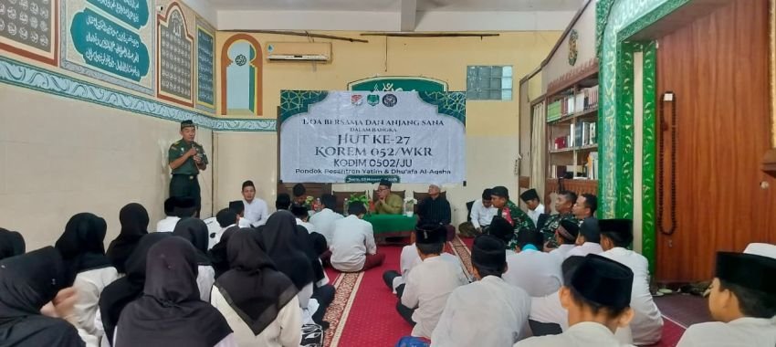 Hangatnya Anjangsana Kodim 0502/Jakarta Utara: Berbagi, Mendoakan, dan Menguatkan Silaturahmi