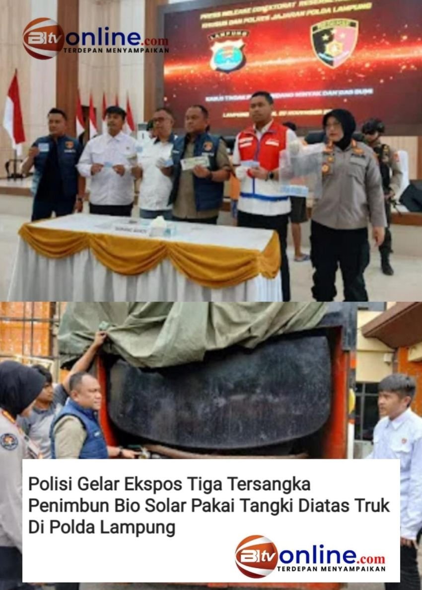 Polisi Lampung Ungkap Kasus Penyalahgunaan BBM Bersubsidi Lewat Barkode Ilegal