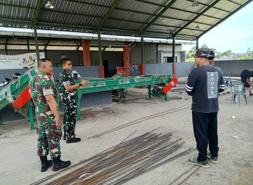 Dandim 1611/Badung Tinjau Pembangunan Koperasi Merah Putih, Dorong Ekonomi Kerakyatan di Sempidi