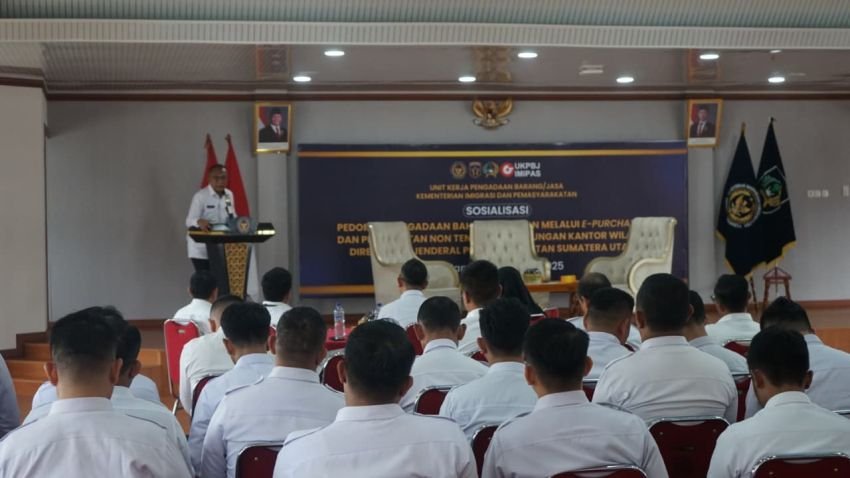 Lapas Kelas I Medan Ikuti Sosialisasi Pengadaan Bahan Makanan dan Pencatatan Non Tender