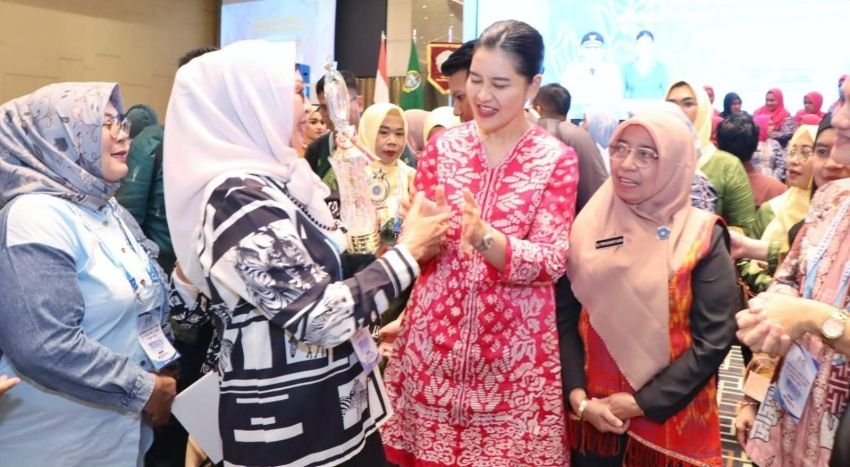 TP PKK Simalungun Tampilkan Kreativitas di Jambore Kader PKK Sumut 2025