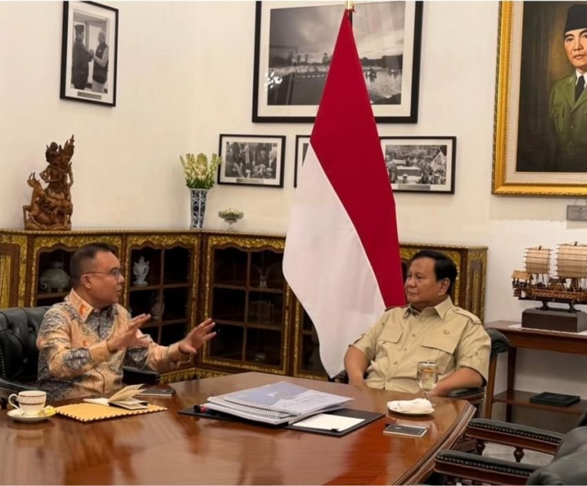 Prabowo Bahas Target Ekonomi 8 Persen dalam Pertemuan dengan Wakil Ketua DPR di Istana