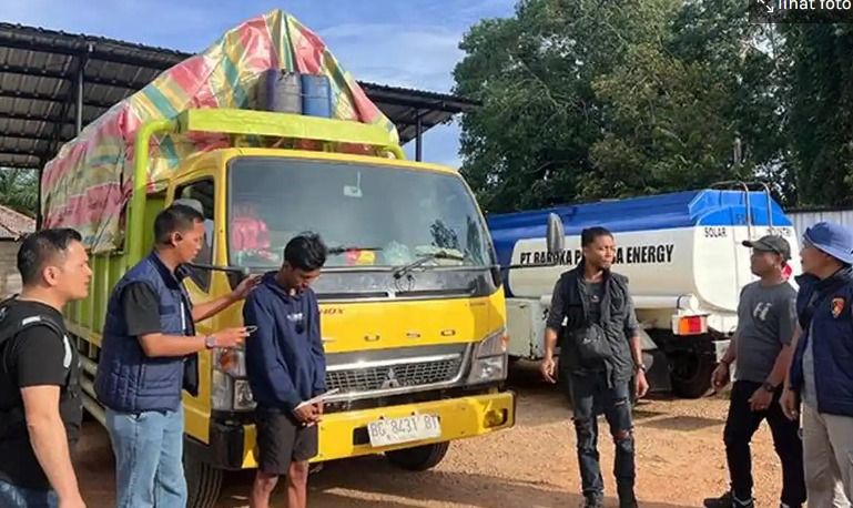 Polda Babel Bongkar Gudang Penimbunan BBM Subsidi, 42 Ton Diamankan