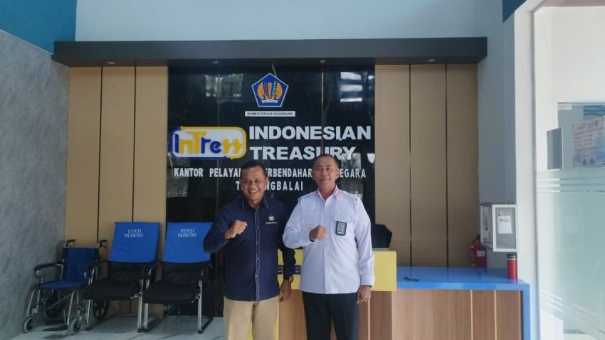 Lapas Labuhan Ruku Tingkatkan Sinergi, Kalapas Lakukan Kunjungan Silaturahmi ke KPPN Tanjung Balai