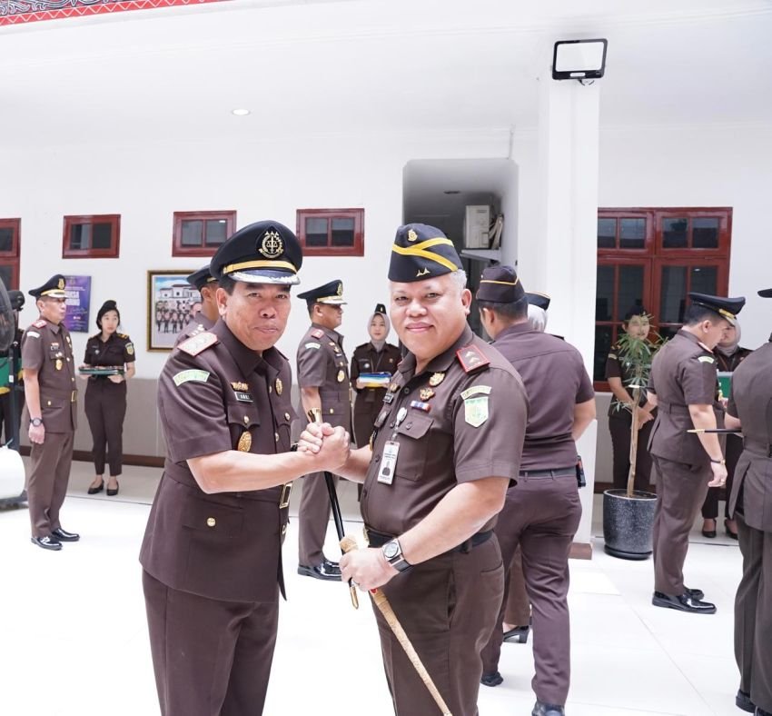 Amriyata Resmi Jabat Kejari Serdang Bedagai, Ratusan Papan Bunga Hiasi Kantor Kejari