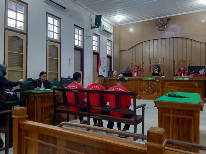 Begal Sadis di Medan Denai, Tiga Pelaku Dituntut 55 Bulan